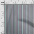 thumbnail image 1 of oneOone Cotton Silk Fabric Multicolor Stripe Decor Fabric Printed BTY 42 Inch Wide, 1 of 4