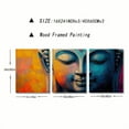 thumbnail image 4 of Shadudu Colorful Buddha Canvas Painting, Buddha Canvas Wall Art,Zen Canvas Wall Art, Colorful Wall Art, Meditation Wall Art, Zen, Yoga Room Decor, Wall Room 16x24x3pcs, 4 of 8