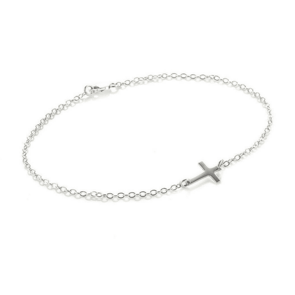 cross ankle bracelet