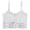 White, variant on Pretty Comy Women Double Straps Lace Camisole Wire Free Tank Top 1 Pack,White or Black