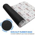 thumbnail image 6 of Long Mouse Pads for Desk,White Cartoon Seahorse Star Pattern Desk Mats on Top Of Desks, Desk Mouse Pad Extra Large with 3mm Non-Slip Base and Stitched Edge for Gaming,Office,Work,Home 31.5"x11.8", 6 of 6