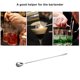 thumbnail image 4 of Bewildely Cuchara agitadora de acero inoxidable con mango en forma de espiral de vino, cucharas, Bar, Club, herramienta para beber, agitador, Barra de herramientas, 4 of 6