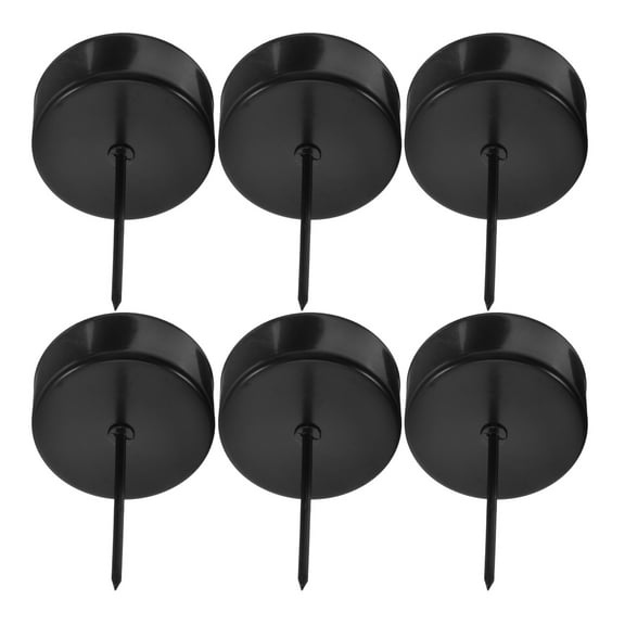 6 Pcs Floral Arrangement Candle Holder Stand for Wreath Black