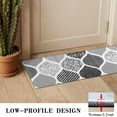 thumbnail image 3 of Bohemian Retro Floral Non-Slip Entryway Door Mat,Boho Indoor Decor Durable Low Plush Door Mat,Washable Welcome Rug for Patio Hallway Home Decor 16x47 Inches, 3 of 5