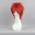 thumbnail image 3 of Unique Bargains Wigs for Women 14" Orange Wigs with Wig Cap Short Hair, 3 of 6