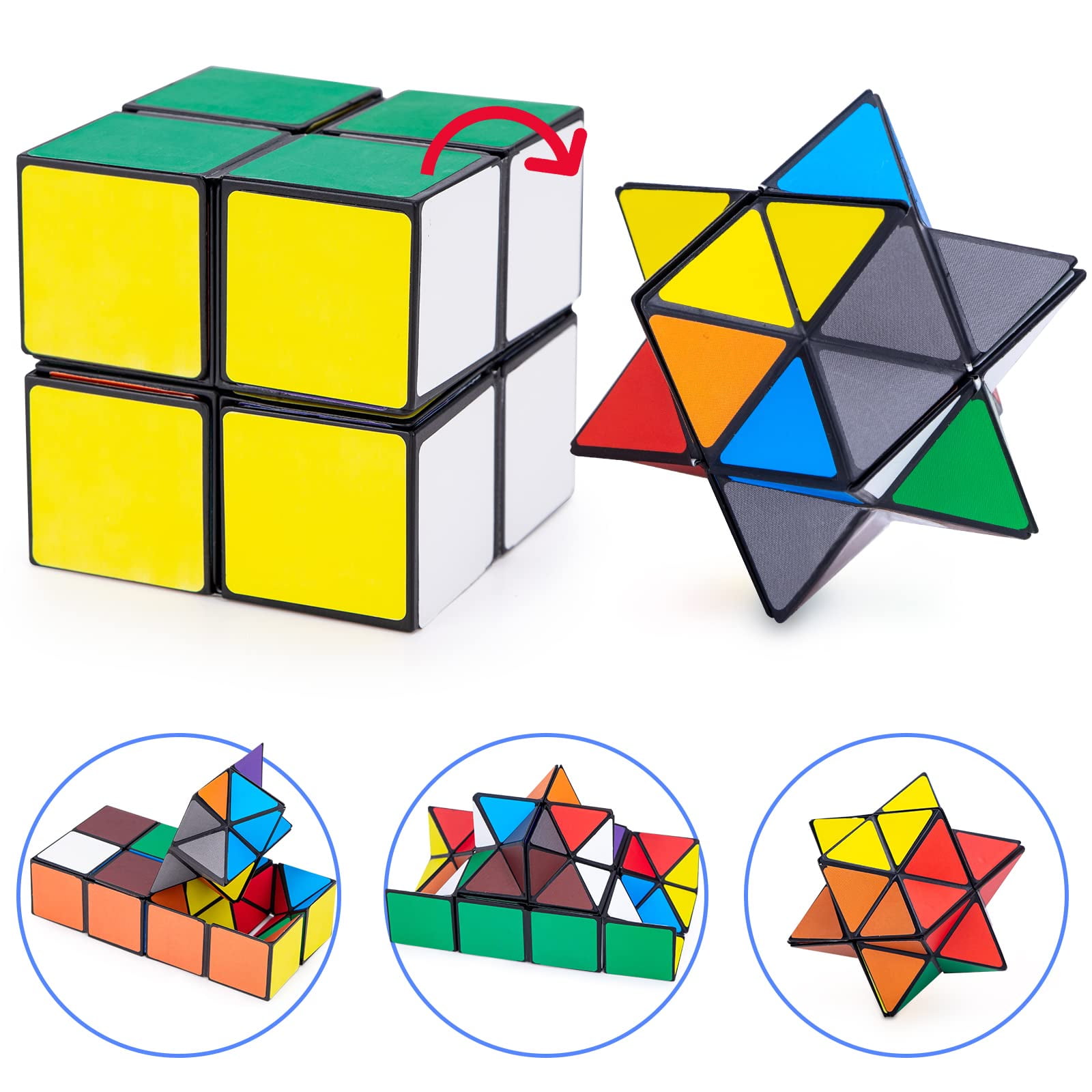 Details about   Fidget Toy Rubik's Cube Stress Anxiety Relief Desk Toy For Adults Kids Focus US 