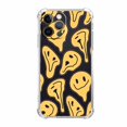 thumbnail image 1 of Yellow Melting Face Clear Case for iPhone 12 Pro Max,Transparent Soft TPU Bumper Full Cover Case, 1 of 1