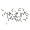 thumbnail image 1 of Unique Bargains M1.2x0.25x4mm 50Pack Metal Flat Round Head Screws Phillips Drive Machine Bolt, 1 of 5