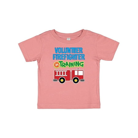 

Inktastic Volunteer Firefighter In Training Gift Baby Boy or Baby Girl T-Shirt