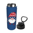 thumbnail image 2 of Daiia Three Gnome Independence Day Printed 18 OZ Sports Insulated Kettle Drinking Cup Water Bottle Stainless Steel Kettle Portable Cup For Gym, 2 of 7