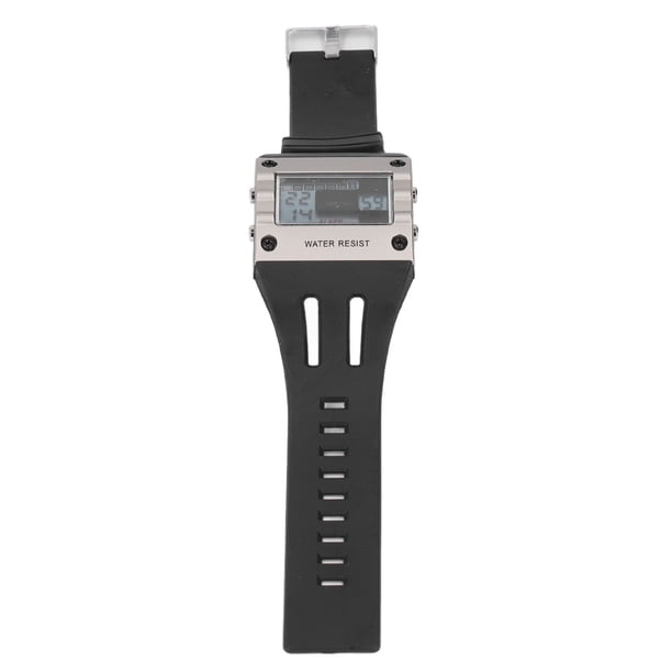 Reloj Militar Digital Deportivo, Pantalla Grande De 30 M, Luz Nocturna LED Impermeable, Cronómetro, Alarma A Prueba De Golpes, Para Hombres