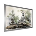 thumbnail image 2 of Designart "Tranquil Garden Retreat I" Buddhism Picture Framed Wall Art Prints, 2 of 5
