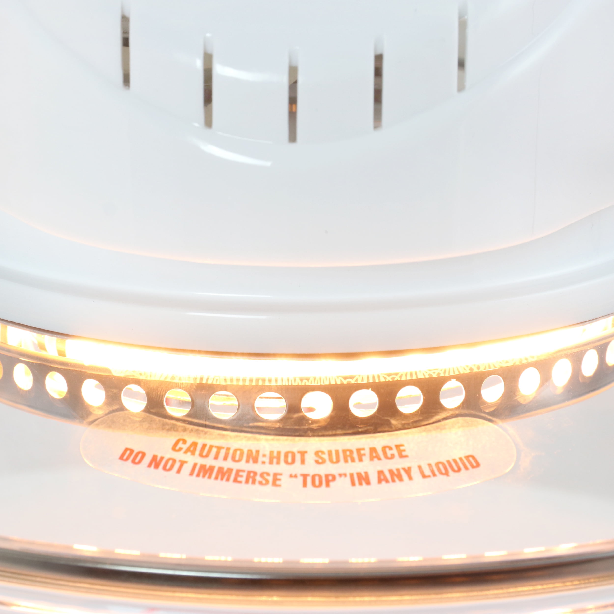 MegaChef Rotisserie Oil Free 14.25 Inch Halogen Oven Air Fryer/Rotisserie/Roaster, White