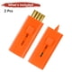 thumbnail image 4 of Cepillo Retráctil para Palos de Golf Uxcell [2PCS] - Limpiador de Ranuras de Doble Cara para Golfista - [Rojo Anaranjado-2.3IN], 4 of 7