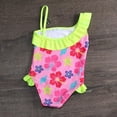 thumbnail image 3 of Girls One Piece Swimsuits Swimwear Mermaid Bathing Suit Ruffle Beachwear, 3 of 5