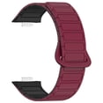 thumbnail image 1 of Rojo Vino Negro Adecuado para Huawei Watch Fit3 Correa Reloj Magnética Dos Colores Correa Reloj Magnética (rojo Vino Negro), 1 of 9