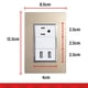 thumbnail image 5 of KIT de 2 PLACAS Sanelec 1 contacto 2 PUERTOS USB, 5 of 6