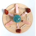 thumbnail image 3 of Wood Crystal Grid Altar Chakra Crystal Healing Sacred Geometry Metatron's Cube Witchcraft (A), 3 of 3