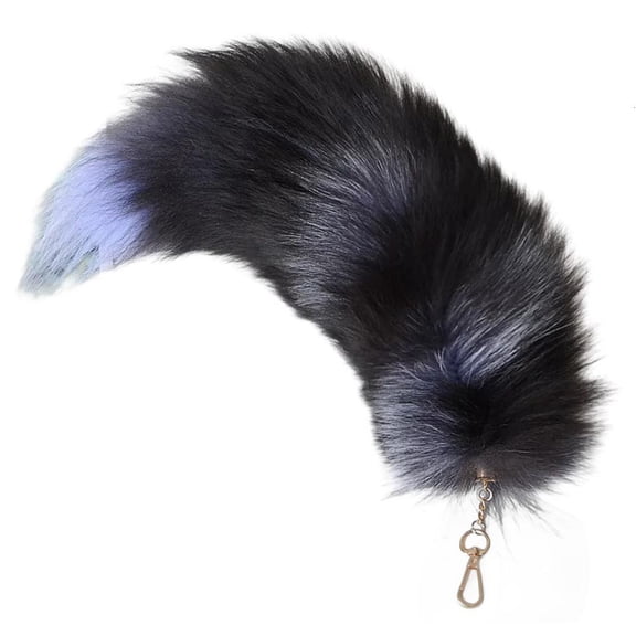 SDFGTstore Foxes Tail Keychain Pendant Keyring Ornaments Car Key Chains Plush Tail Keyrings Charm