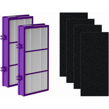 Nispira AER1 HAPF300AP Performance Plus Replacement Filters Compatible with Holmes HAPF30AT Air Purifier HAP242-NUC HAPF300AP-U4 2 HEPA 4 Carbon