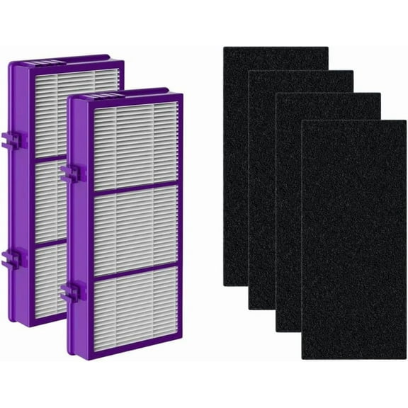 Nispira AER1 HAPF300AP Performance Plus Replacement Filters Compatible with Holmes HAPF30AT Air Purifier HAP242-NUC HAPF300AP-U4 2 HEPA 4 Carbon