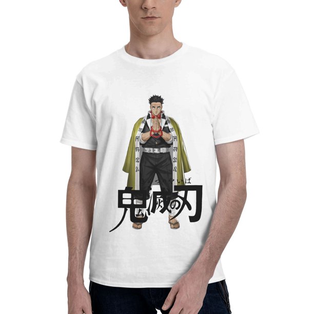 Camiseta de Manga Corta para Hombres Kimetsu no Yaiba