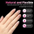 thumbnail image 3 of Uñas UNA GELLA Extra Short Almond 504 unidades prefiladas XS, 3 of 7