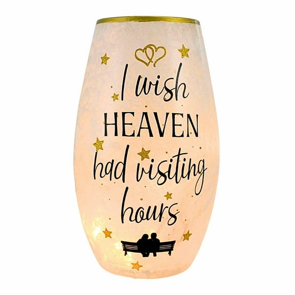 Stony Creek 7.25In Sharing Memories Pre-Lit Med, Glass, Electric Heaven Comfort Bbt0205 Visiting