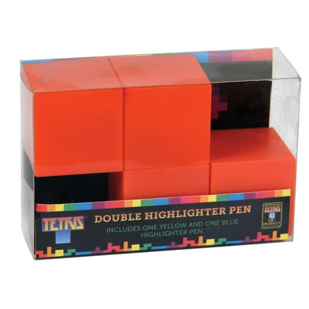 Tetris Double Highlighter Pen