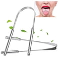 thumbnail image 5 of Tongue Cleaner Scraper Set,medical Grade Stainless Steel Tongue Scraper For Tongue Cleaning Optimal Oral Hygiene(1 Set, Silver), 5 of 5