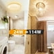 thumbnail image 3 of Aigostar Led Ceiling Light, Ip56 Waterproof, Yellow Light, 3 of 8