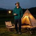 thumbnail image 6 of Mens Oversized Zip Up Hoodies Fleece Sweatshirts Long Sleeve Solid Jacket with Pockets, 6 of 7