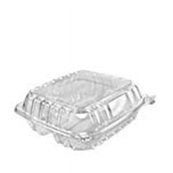 Dart DC  3 Compartment ClearSeal Hinged Lid Containers - Clear