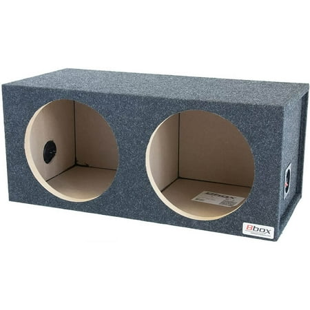 Atrend E10D - 10" Dual Sealed Subwoofer Enclosure, 1" Faceplate
