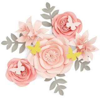 Paper Flowers Decorations For Wall Large 3d Artificial Fake Flower Wall  Decor Ba