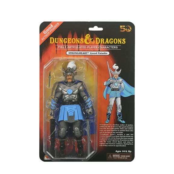 Dungeons & Dragons 8" 50th Anniversary Strongheart the Paladin Action Figure, by NECA