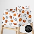 thumbnail image 5 of Sweet Jojo Designs Watercolor Sports Theme Boy Multi Use Baby Car Seat and Nursing Cover, 5 of 6