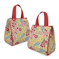 thumbnail image 2 of Pioneer Flower Floral Print Pattern Insulated Lunch Bag for Women & Adults,Large Portable Soft Cooler Lunch Bag,Thermal Food Storage Tote with Pearl Cotton,8.66L,8.75x5.75x9.5 Inch, 2 of 6