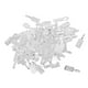 thumbnail image 5 of 50 piezas de pegamento rectangular en fianzas, pequeñas fianzas para colgantes, fianzas de joyería para colgantes o colgantes de de cab, 5 of 9