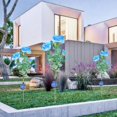 thumbnail image 5 of Luz De Noche Luz solar LED 3-Rose Flower Lawn Stake Lamps Yard Art Garden Decor (rosa), 5 of 5