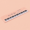 thumbnail image 1 of 61-Key Mini Electronic Keyboard with 8 Voices, 5 Rhythms & Effects, 6 Demo Songs - USB/Battery Powered (3xAA Not Included) - Includes Microphone & USB Cable, Pink - BF-6138, 1 of 6