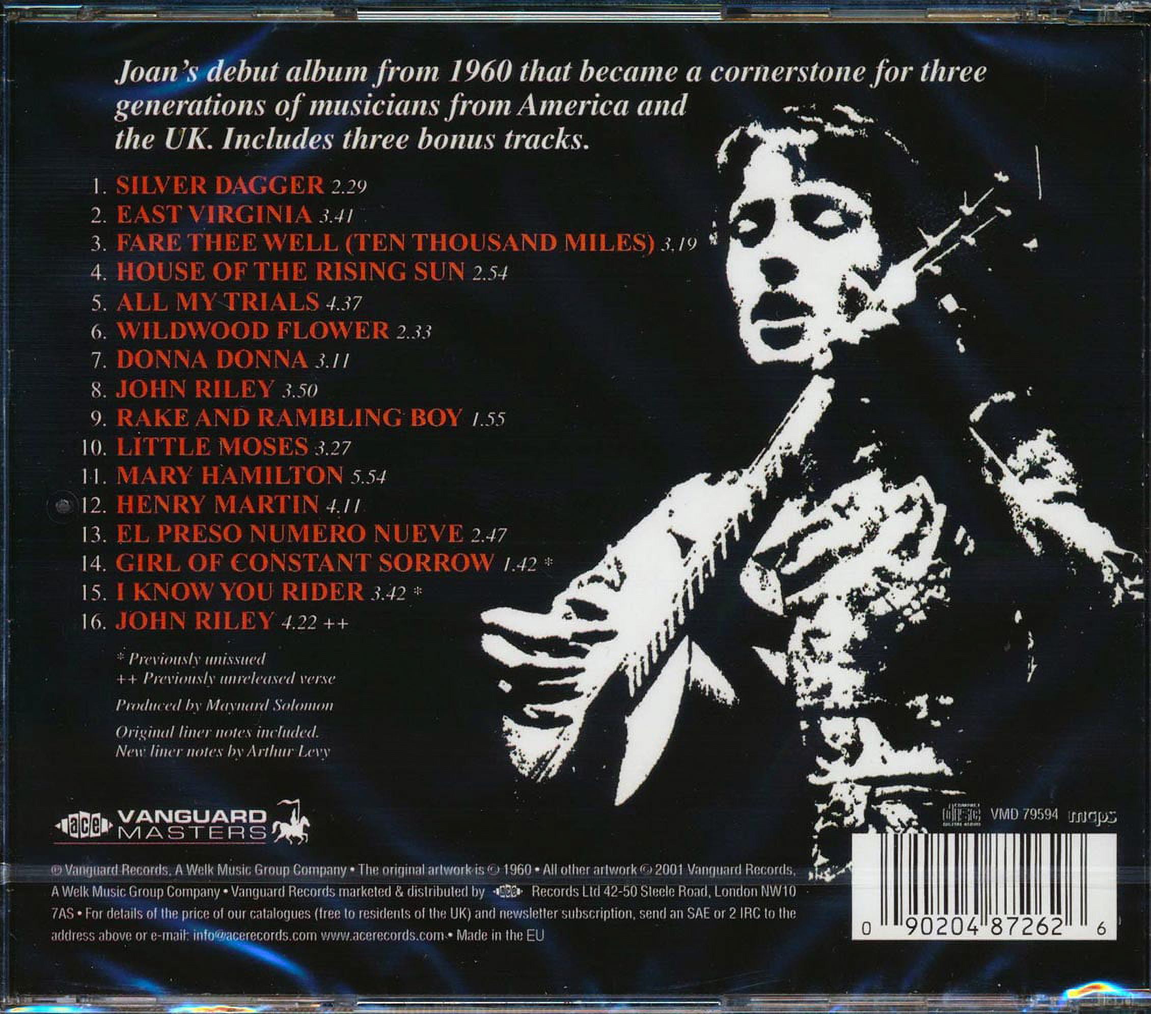 レコード　First Album Joan Baez Baez, Joan - The Debut Album Plus - Amazon.com Music