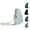 Aqua/Yuzu, variant on 10" Nylon Crosbody Sling Baglett (Stormy Grey)