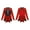 Burgundy, variant on Miutii Women's Figure Ice Skating Layered Keyhole Gymnastic Leotard Roller Skating Dance Costume Dark Green S
