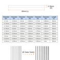 thumbnail image 4 of Steel Pin Gage 0.76mm Diameter Class X Tolerance 0.001mm Plug Gage Pin, 4 of 5