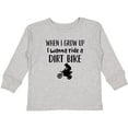thumbnail image 3 of Inktastic Motocross Dirt Biking Future Dirt Biker Boys or Girls Long Sleeve Toddler T-Shirt, 3 of 5