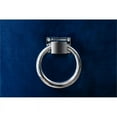 thumbnail image 3 of Navy Blue Velvet Counterheight 24" with Silver Stainless Steel (Single), 3 of 3
