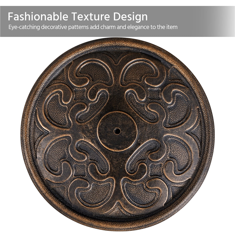 Renwick 22lbs 17.5'' Iron Outdoor Patio Market Umbrella Base, Bronze