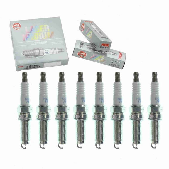 8 pc NGK 95264 Laser Iridium Spark Plugs for 1822A088 Ignition Wire Secondary Fits select: 2014-2020 MITSUBISHI OUTLANDER