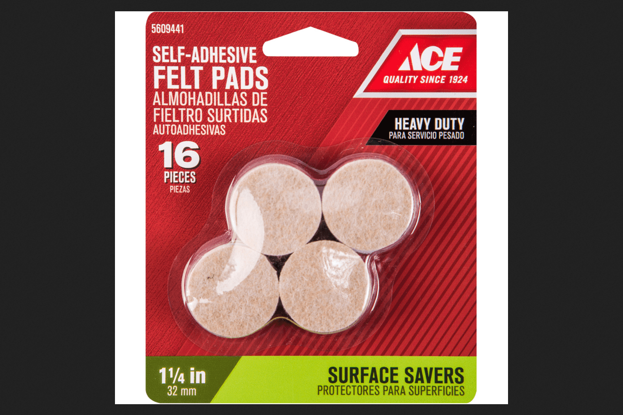 1" Felt Pads Surface Savers 16 pcs. FREE SHIPPING Self Adhesive Ace 54457 